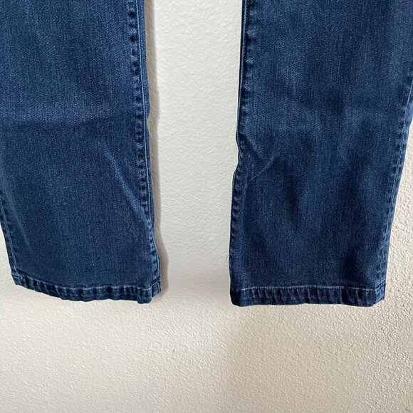 Edyson Womens Ellington Flare Blue Denim Jeans Size 27 S - Picture 7 of 14